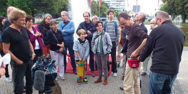 Tag der Architektur 2013  Mittelinsel Ernst-Reuter-Platz Berlin  m.a.l.v. | raum:aktion:objekt